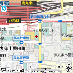 ホテル京阪京都グランデ周辺の地図