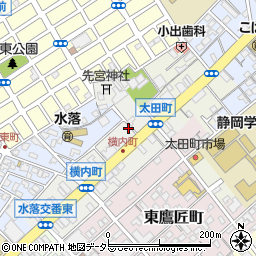 静岡県静岡市葵区横内町90周辺の地図