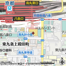 ジーユー京都アバンティ店周辺の地図