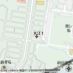 滋賀県大津市大江1丁目15周辺の地図