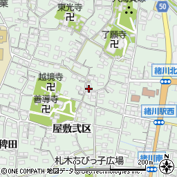 愛知県知多郡東浦町緒川屋敷壱区109周辺の地図