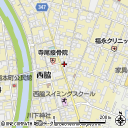 兵庫県西脇市西脇121-5周辺の地図