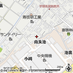 愛知県安城市宇頭茶屋町南裏70-8周辺の地図