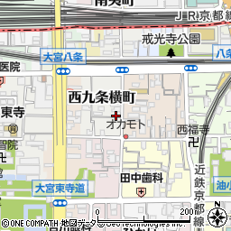 京都府京都市南区西九条横町53周辺の地図