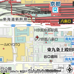 京都府京都市南区東九条室町60周辺の地図