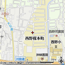 京都府京都市山科区西野楳本町68-6周辺の地図