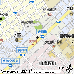 静岡県静岡市葵区横内町94周辺の地図