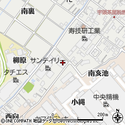 愛知県安城市宇頭茶屋町南裏79-4周辺の地図