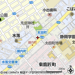静岡県静岡市葵区横内町95周辺の地図