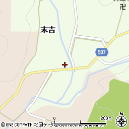 兵庫県三田市末吉30周辺の地図