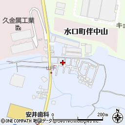 滋賀県甲賀市水口町北脇352-9周辺の地図