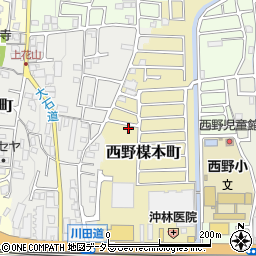 京都府京都市山科区西野楳本町68周辺の地図