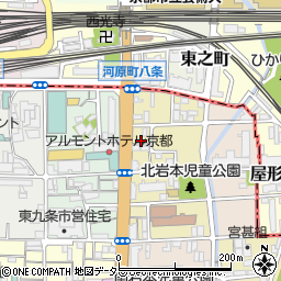 京都府京都市南区東九条東岩本町11周辺の地図