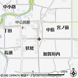 京都府亀岡市曽我部町中中筋20周辺の地図