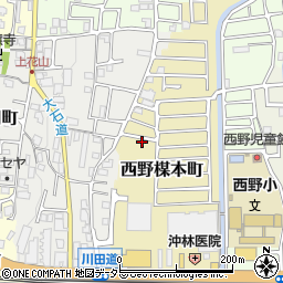 京都府京都市山科区西野楳本町68-3周辺の地図