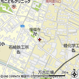 四日市阿倉川郵便局周辺の地図
