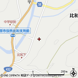 広島県庄原市比和町比和783周辺の地図