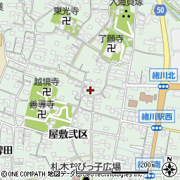 愛知県知多郡東浦町緒川屋敷壱区108周辺の地図