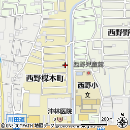 京都府京都市山科区西野楳本町66-23周辺の地図