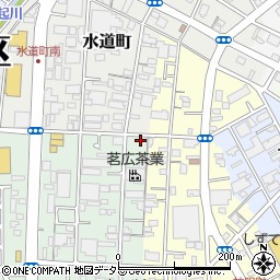 静岡県静岡市葵区若松町1-6周辺の地図