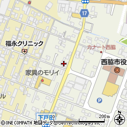 中兵庫信用金庫西脇支店周辺の地図