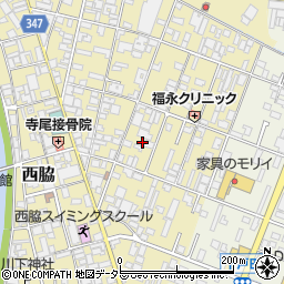 兵庫県西脇市西脇61-20周辺の地図