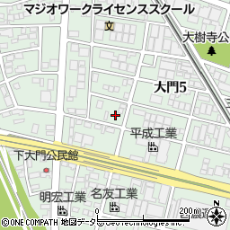 ラビリンス大門周辺の地図