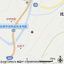 広島県庄原市比和町比和779周辺の地図