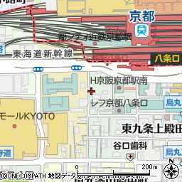 京都府京都市南区東九条室町61周辺の地図