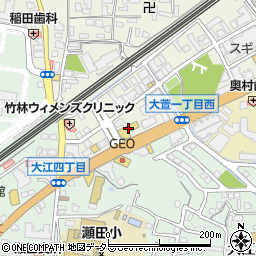 京滋マツダ瀬田店周辺の地図