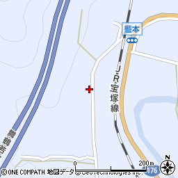 兵庫県三田市藍本704周辺の地図