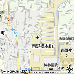 京都府京都市山科区西野楳本町68-12周辺の地図