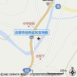 広島県庄原市比和町比和1116周辺の地図