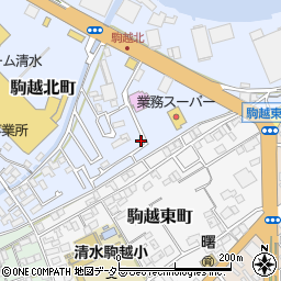 静岡県静岡市清水区駒越北町5-113周辺の地図