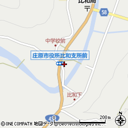 広島県庄原市比和町比和1118周辺の地図