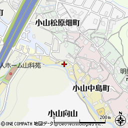京都府京都市山科区小山中島町9周辺の地図