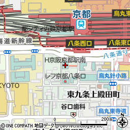 ホテル京阪京都駅南周辺の地図