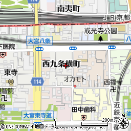 京都府京都市南区西九条横町47周辺の地図