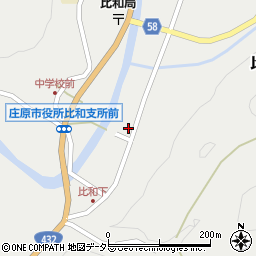 広島県庄原市比和町比和781周辺の地図