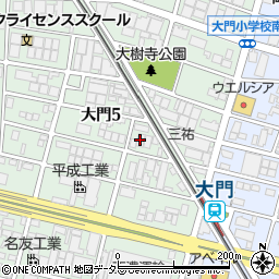 株式会社榊原製本　大門工場周辺の地図