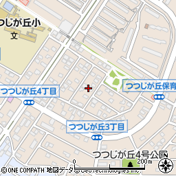 愛知県知多市つつじが丘3丁目8周辺の地図