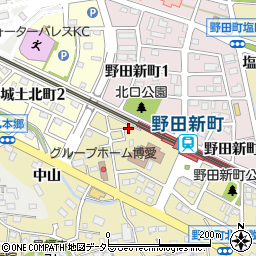 愛知県刈谷市野田町北口周辺の地図