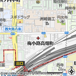 京都府京都市下京区梅小路高畑町5-1周辺の地図