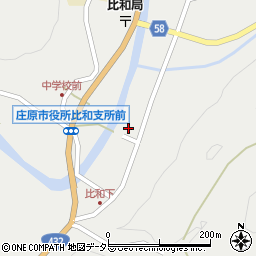 広島県庄原市比和町比和782周辺の地図