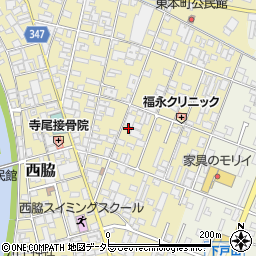 兵庫県西脇市西脇58-4周辺の地図