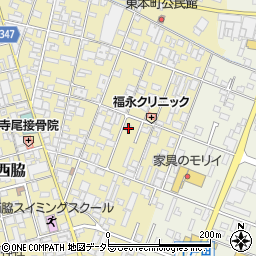 兵庫県西脇市西脇55周辺の地図