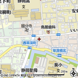 静岡ハネー株式会社周辺の地図