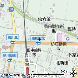 愛知県知多郡東浦町緒川上家左川33周辺の地図