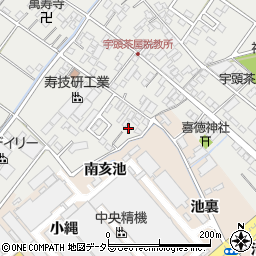 愛知県安城市宇頭茶屋町南裏39-1周辺の地図