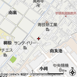 愛知県安城市宇頭茶屋町南裏62周辺の地図